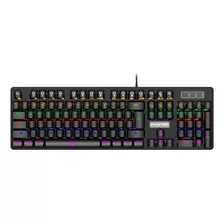 Teclado Mecánico Panter Color Del Teclado Negro Idioma Español Latinoamérica