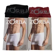 Pack X 2 Boxer Zorba Sin Costura Liso 130