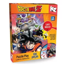 Quebra Cabeça Lente Mágica Dragon Ball Z 100 Peças 1262 Elka