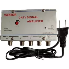 Amplificador De Señal Catv - Con 4 Salidas