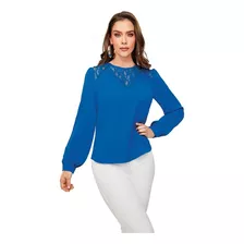 Blusa Casual Mujer Azul 901-22