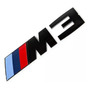 Emblema Bmw M3 Para Parrilla Negro Brillante