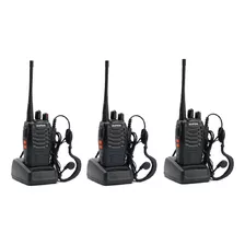 Walkie Talkies Radio Telefono Usb 888s X3 30km