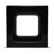 Cobogó Cerâmico Preto Square Parede Divisão 19,5x19,5 Cm