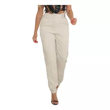 Calça Feminina Alfaiataria Social Pinça Soltinha Moda Top