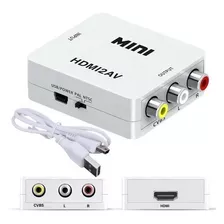 Convertidor Hdmi A Rca Con Audio Para Hdmi2av 