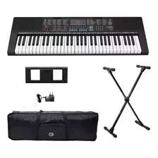 Teclado Musical Spring Tc-161 Com Capa Fonte E Suporte