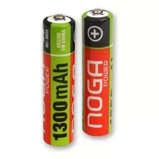 Pilas Recargables Aaa Noganet 1300 Mah Bliser X 2u