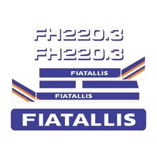 Adesivos Escavadeira Fiatallis Fh200.3 Fh 220.3 Ca-03426 Mq