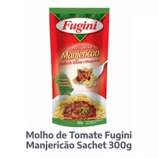 Kit 20 Molho De Tomate Fugini Manjericão Sachet 300g