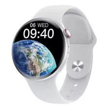 Relógio Smartwatch W28 Pro Series 8 Redondo Original+ Cor Da Caixa Prateado