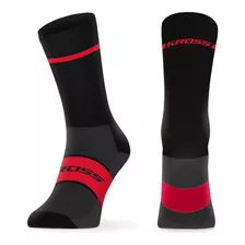 Calcetines Kross Pave Hi Negro/rojo LG