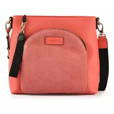 Cartera Bandolera Nile Mediana Coral