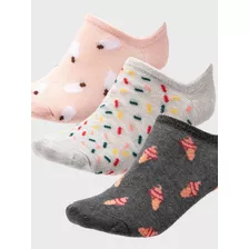 Calcetas Socks Mujer Pack De 3 (caja De 25)