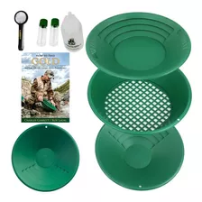 Garrett Batea Lava Pepita Polvo De Oro Rio Mina Kit 3 En 1 $