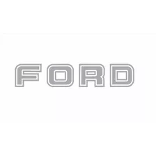 Emblema Adesivo Preto Tampa Traseira Ford F1000 