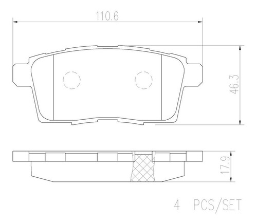 Balatas Tras / Mazda Cx-9 Grand Touring 2007 A 2015 Cermica Foto 2