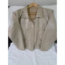 Chaqueta De Cuero Para Damas, Talla 18