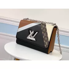 Bolso Louis Vuitton Twist Mm City Steamer 100% Piel Envío Gr