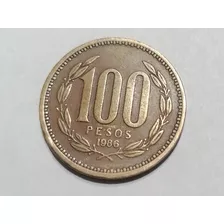 Moneda 100 Pesos 1986 Chile