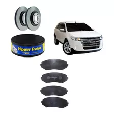 Kit Discos + Pastilha Dianteira Ford Edge 3.5 V6 2008 A 2018