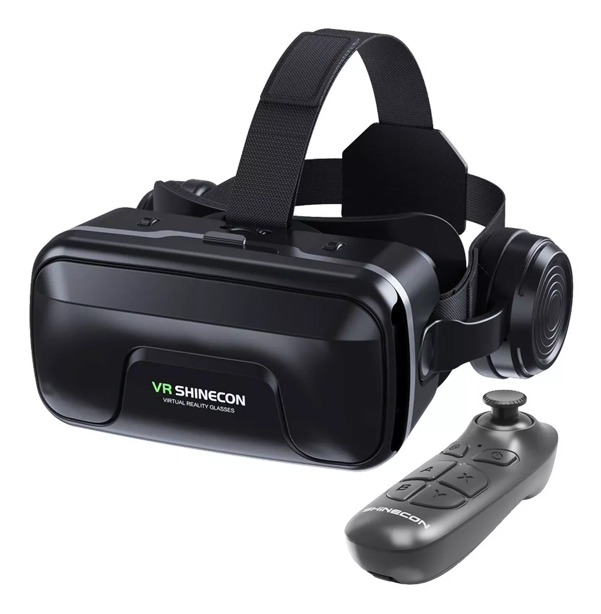 Realidade Virtual Vr Óculos Shinecon Para Celular Controle