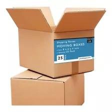 25 Paquetes De Cajas Pequeñas De Cartón Corrugado De ...