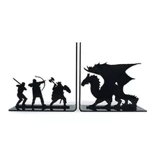 Aparador Suporte Porta Livros Dragão Terra Media Rpg Cor Preto