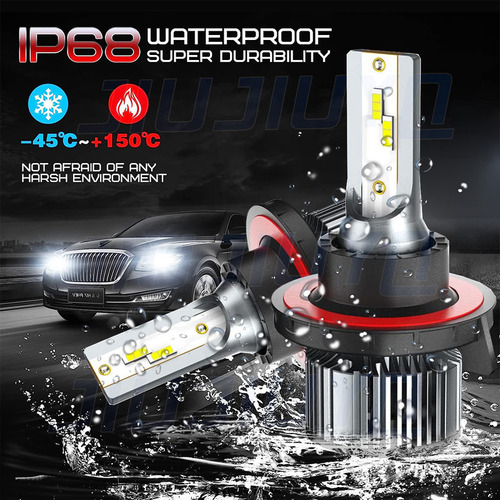 Kit De Luces Altas Y Traseras H13 9145 Led Para Dodge Foto 9