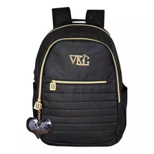 Mochila Notebook Escolar De Alças Vkg Feminina Matelassê