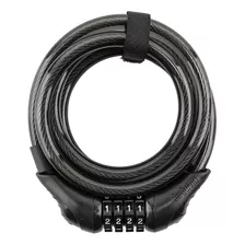 Candado De Cable Onguard 8159 Neon Series 180cmx12mm Bici Color Negro