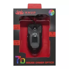 Mouse Gamer Usb Ultrafast Led Knup 4800dpi Kp-mu008