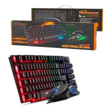 Kit Teclado E Mouse Gamer H´maston An-300