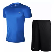 Kit Camiseta Bermuda Penalty Esportiva Dry Fit Treino Homem