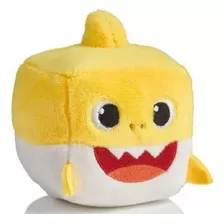 Brinquedo Baby Shark Cubo Pelucia Amarelo Musical 2353 Sunny