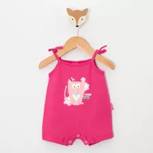 Body Short Beba Estampa Gatito