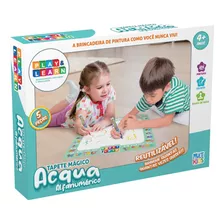 Tapete Mágico Acqua Playlearn Alfanumérico Multikids Br1745