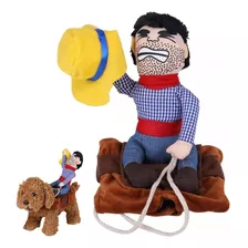 Fantasia Cowboy Roupa Cachorro Gato Roupas Pet Estimação Nfe