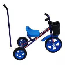 Triciclo Acero Para Chicos Con Barral Nuevo Rodados Kids 