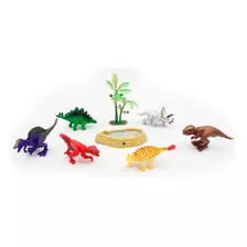 Miniatura Colecionavel - Kit Dinossauros 8pcs Tubo (s) - Wel