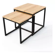 Mesa Nido Ratona En Hierro Y Madera