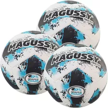 3 Bolas Magussy Twister Handebol H3l Masculino 0% Água + Nf