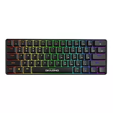 Skyloong + Gk61 + Sk61 + 60% + Mecanico + Teclado + 61 + Te