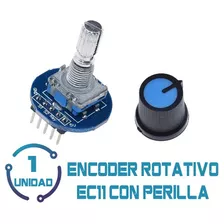 1 Encoder Rotativo Ec11 Con Perilla Para Arduino Y Esp32