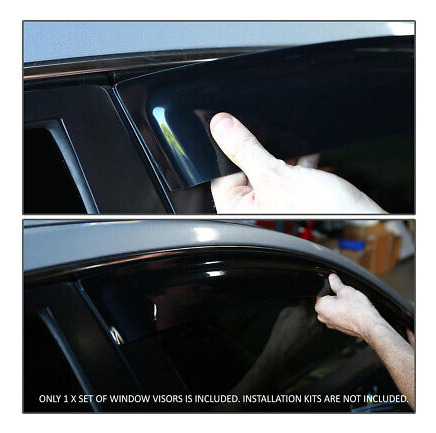 For 92-00 Lexus Sc300/400 Smoke Tint Window Visor Shade/ Oae Foto 10