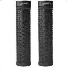 Punho Manopla Mtb Sentec Rs1 Ultimate 130mm Com Trava Bike Cor Preto