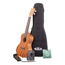 Kala Ka-15 - Paquete De Ukelele Tenor De Caoba Satinado Con