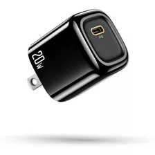 Cargador Usb C Mcdodo Carga Rapida 4.0 Mini 20w iPhone 12/11 Color Negro