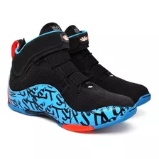 Tenis Basquete Six Street Impact - Preto Azul