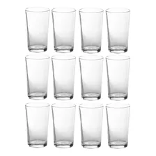 Juego De Vasos De Vidrio Durax Nilda 350 Cc X 24 Unidades Color Transparente